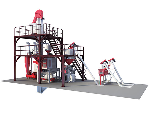  chicken feed pellet production line