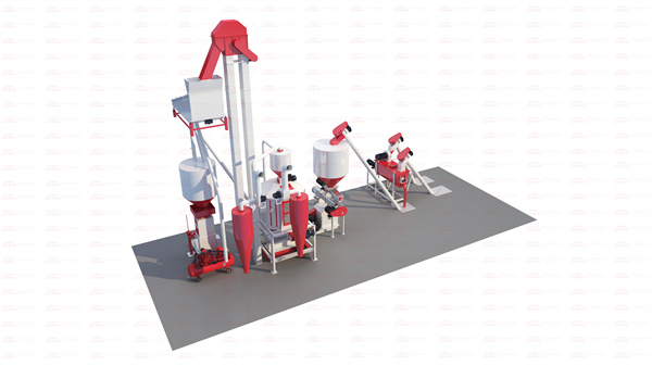 Pig Feed Pellet Processing Line