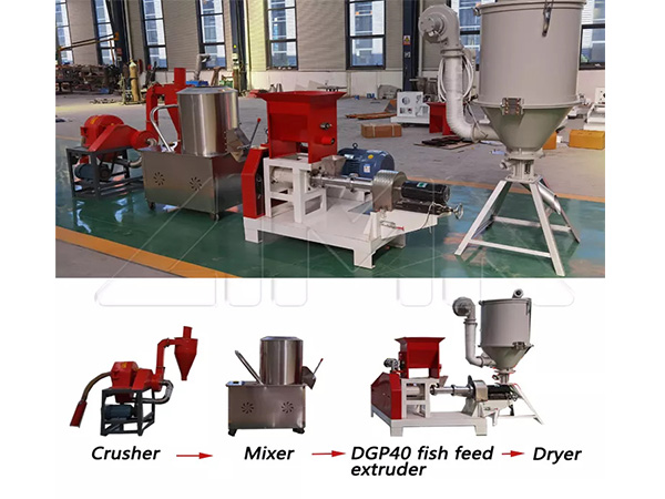 Small Scale Farm-Used Fish Feed Plant